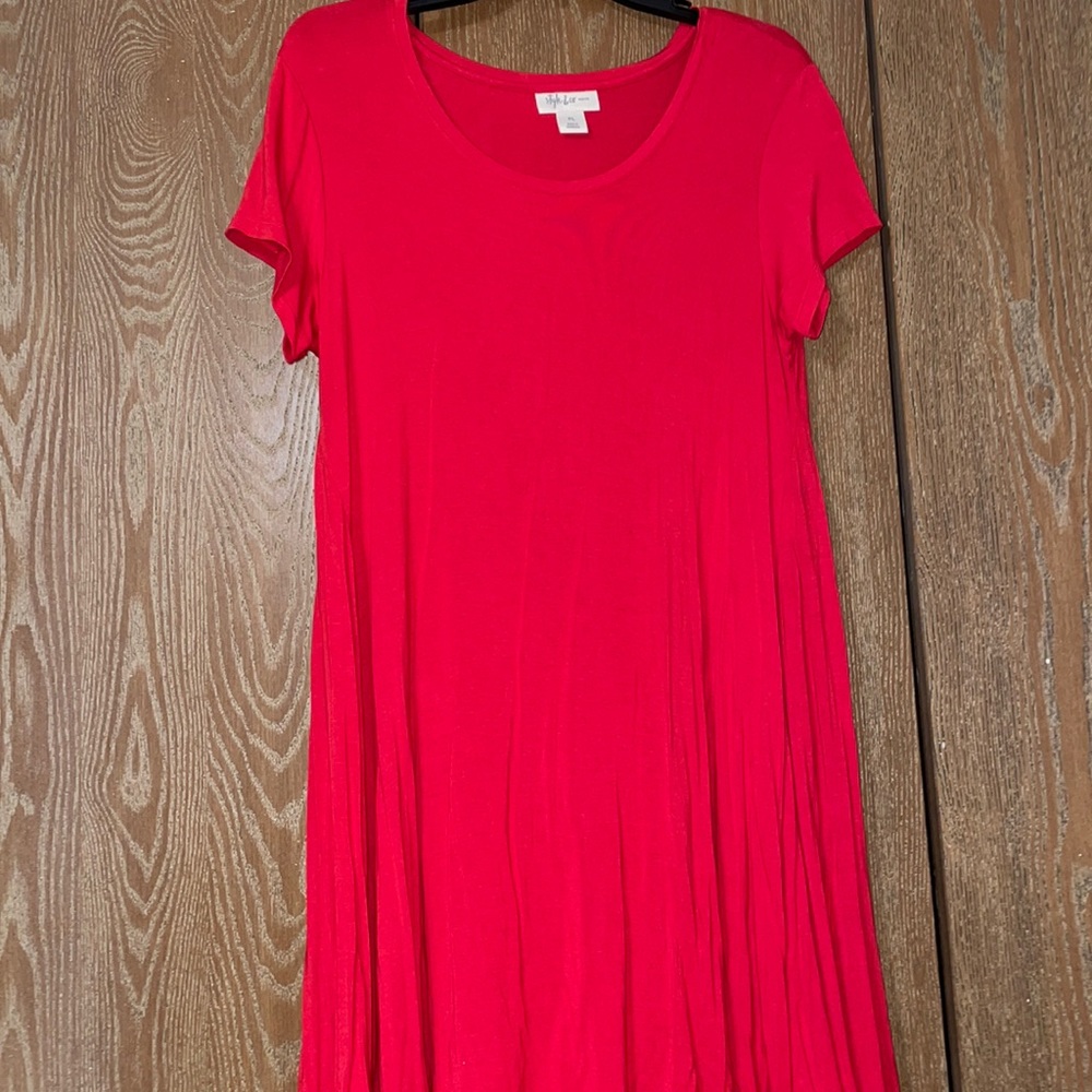 🔥Sale🔥pretty red babydoll dress ..NWOT